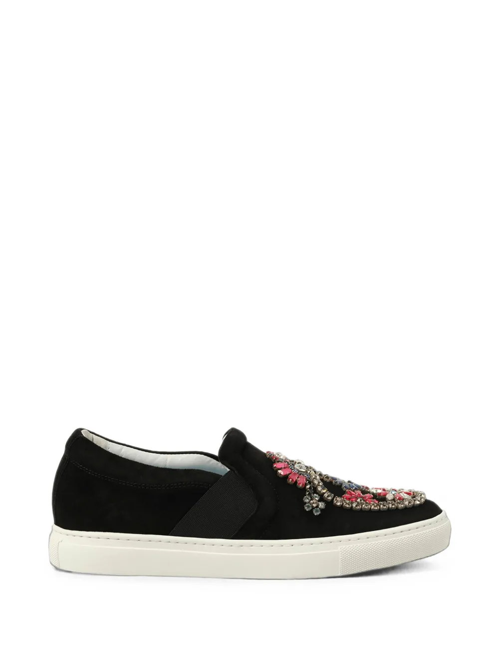 Lanvin embellished slip-on sneakers