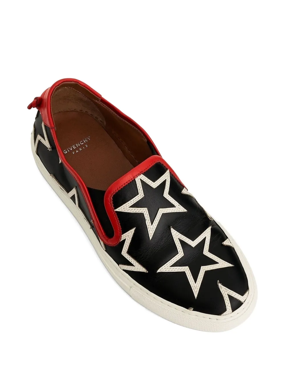 Givenchy star print low top sneakers Zwart