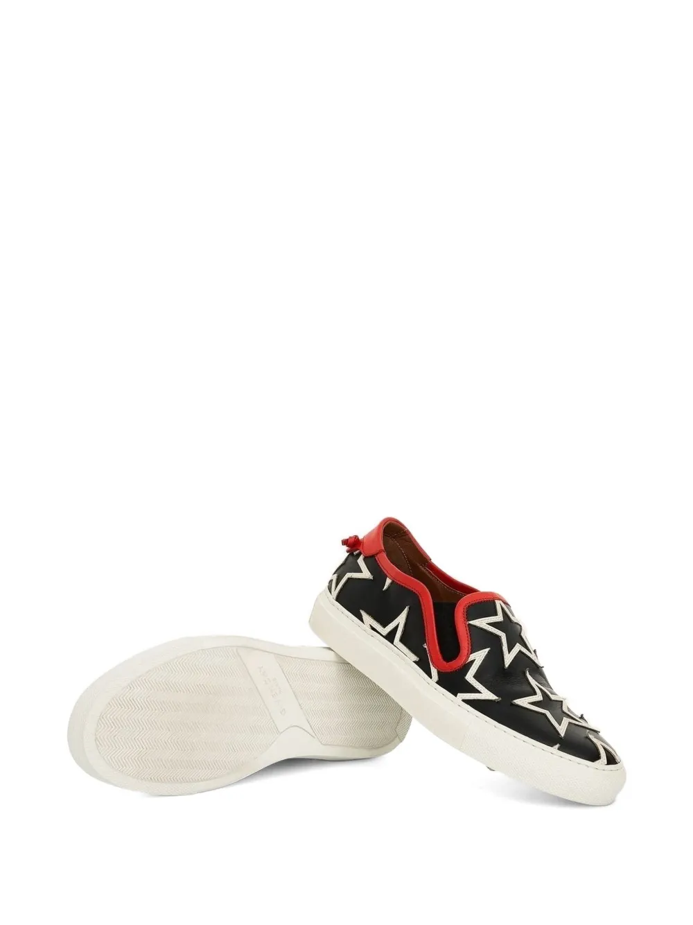 Givenchy star print low top sneakers Zwart