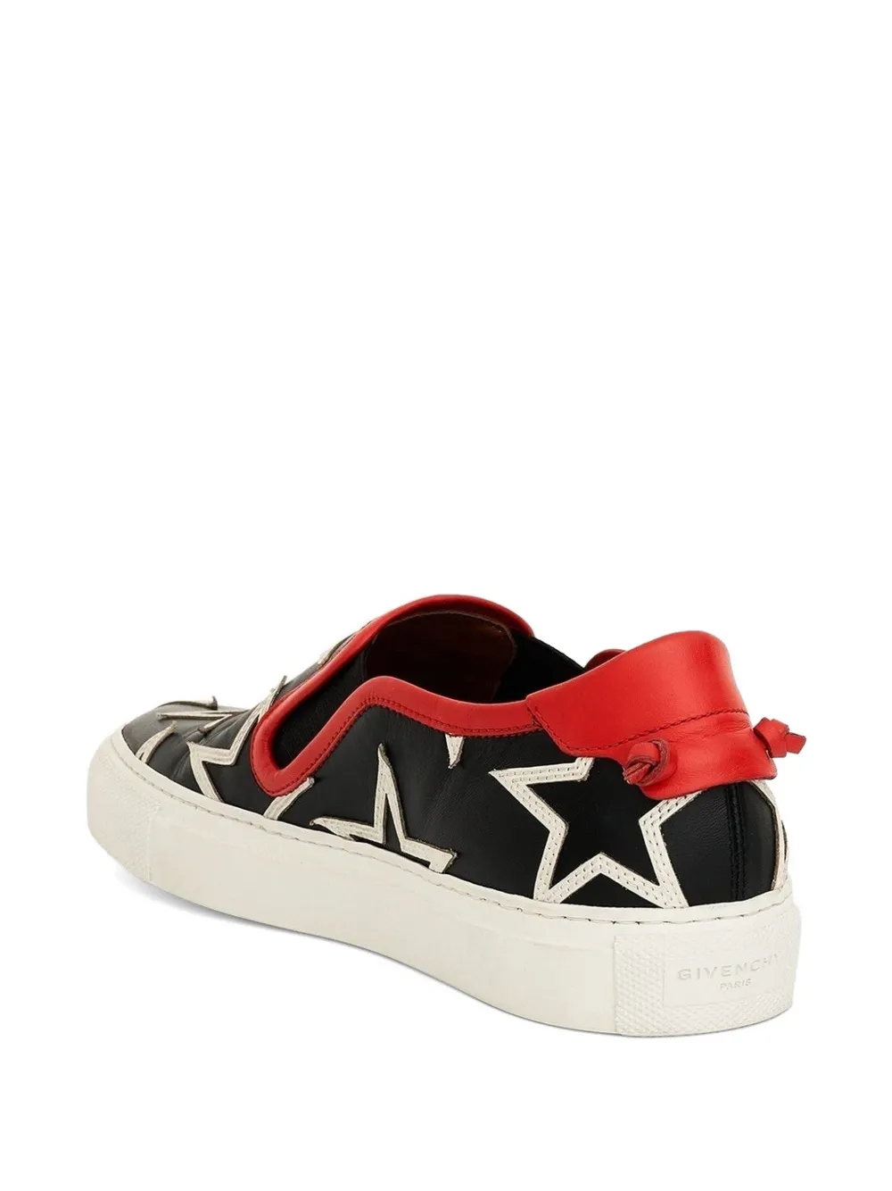 Givenchy star print low top sneakers Zwart