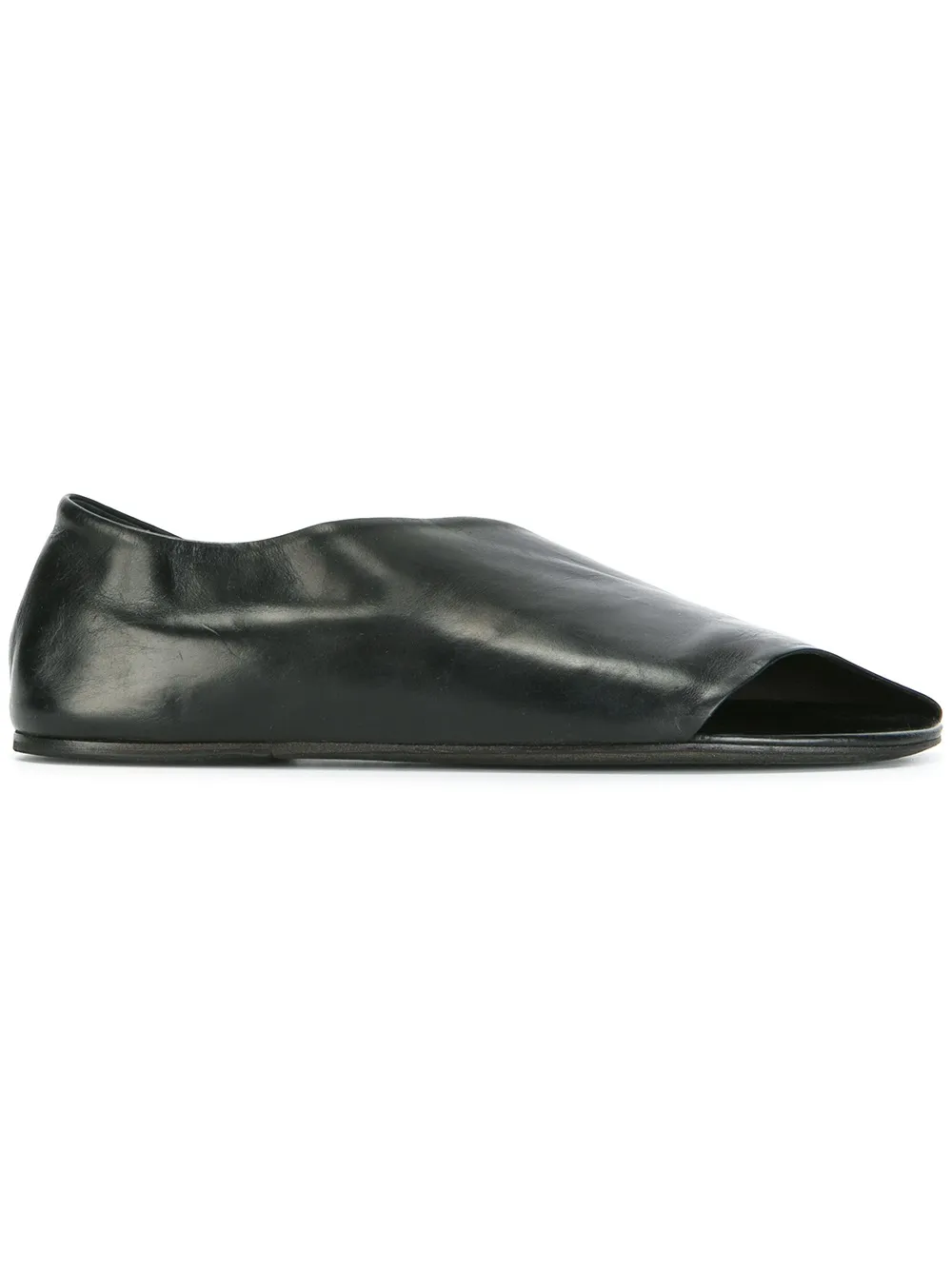 

Marsèll cut-off detailing loafers - Black