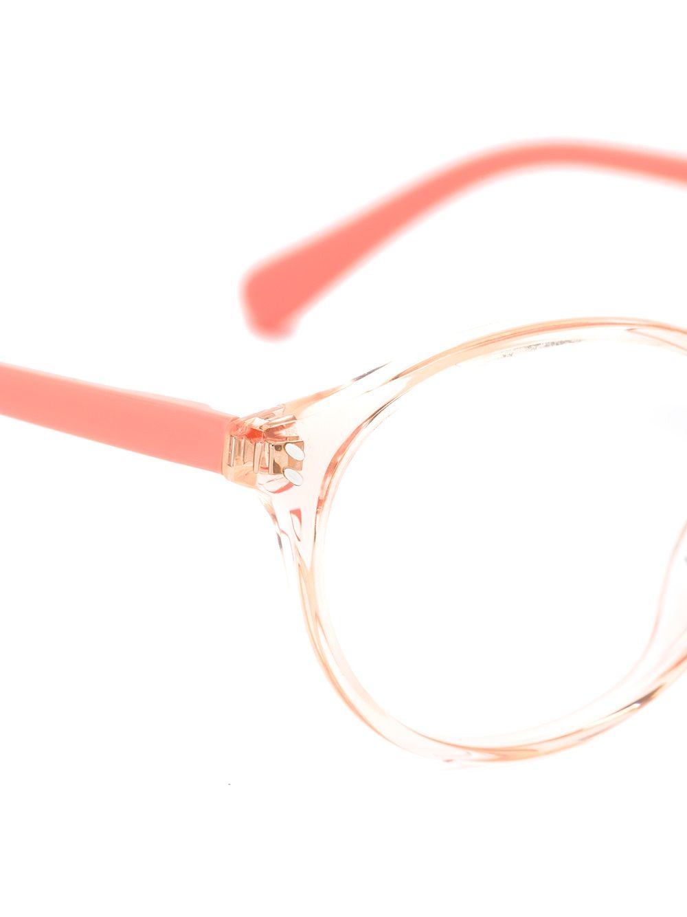 Stella McCartney Kids two-tone square frame glasses - Roze