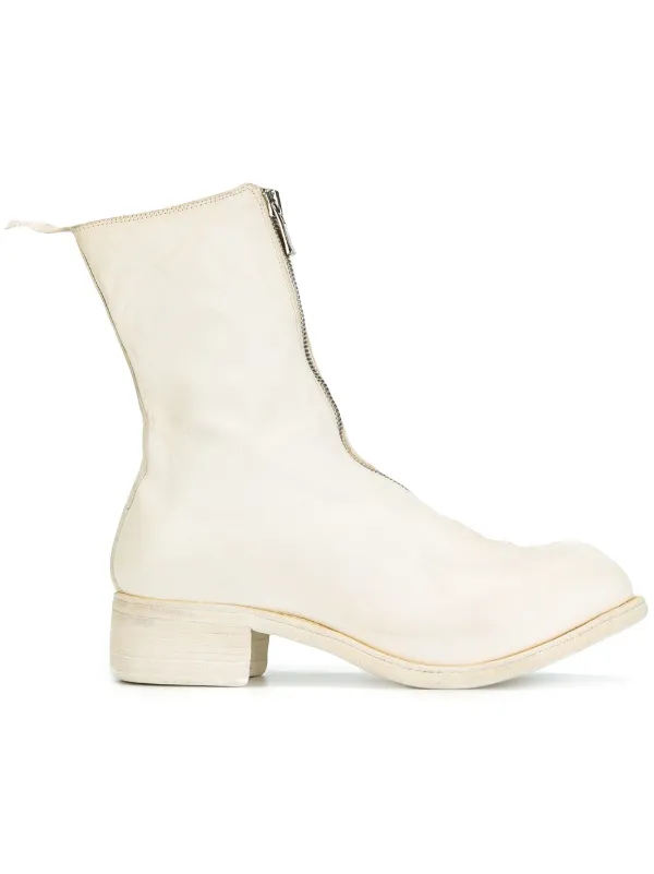 guidi white boots