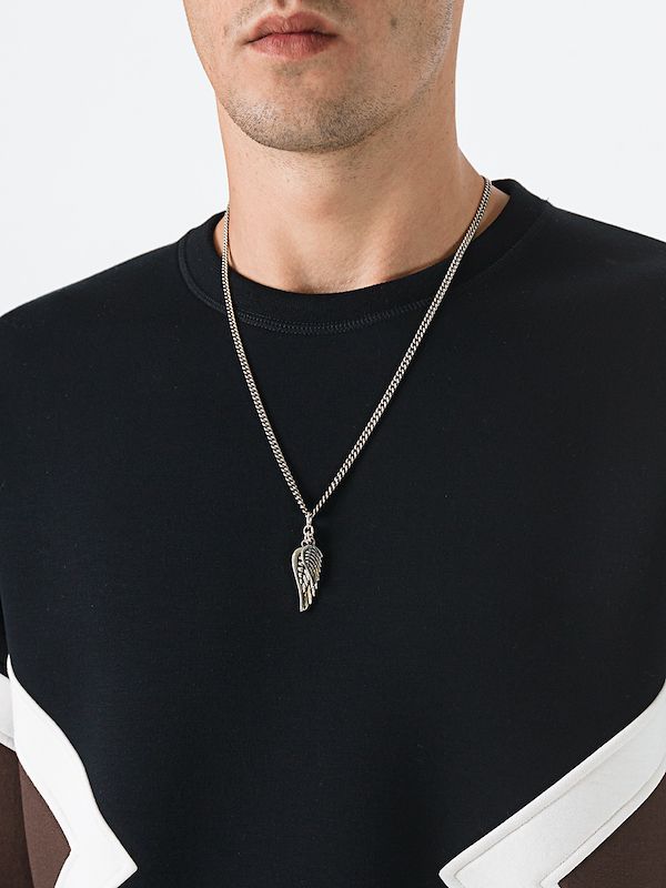 King Baby Double Wing Pendant Necklace Farfetch - Double Wing Pendant Necklace King Baby Double Wing Pendant Necklace Farfetch - Double Wing Pendant Necklace