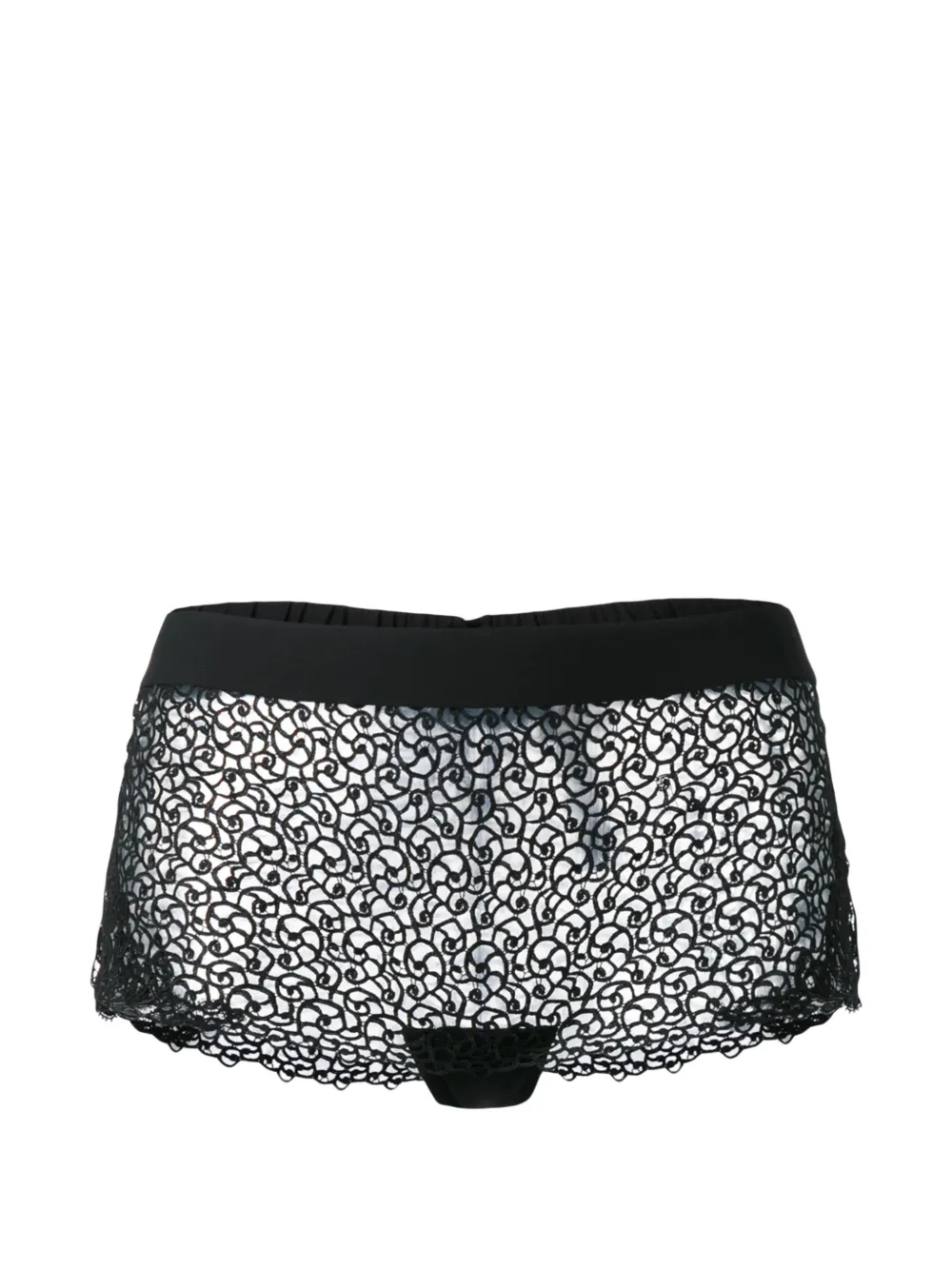 La Perla Macrame Tale french knickers - Nero