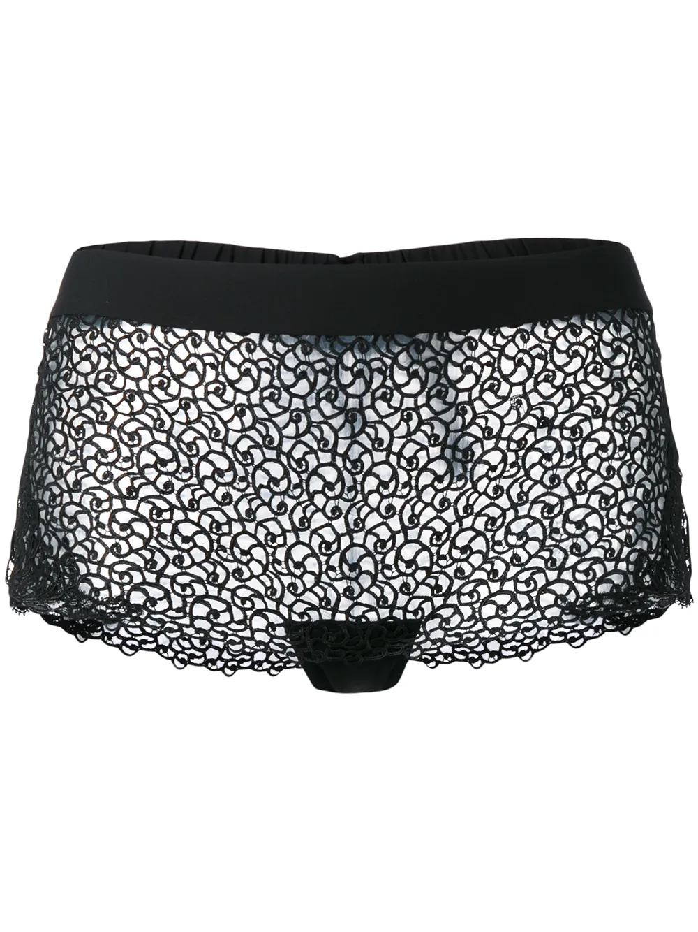 La Perla Macrame Tale french knickers - Nero