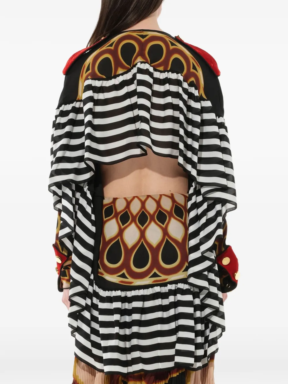 Givenchy jurk met print Kaleido Eye Zwart