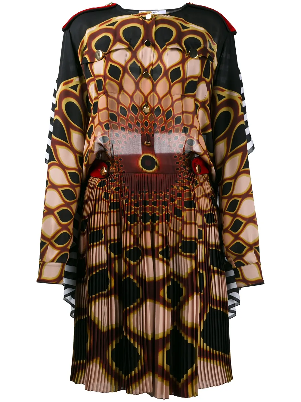 Givenchy 'Kaleido Eye' printed dress - Black
