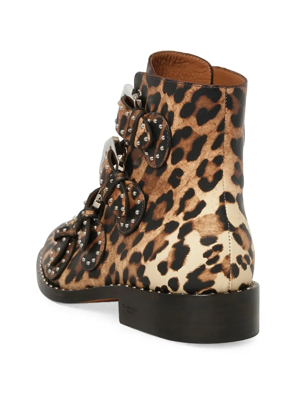Givenchy Leopard-print Boots in Black, view 3