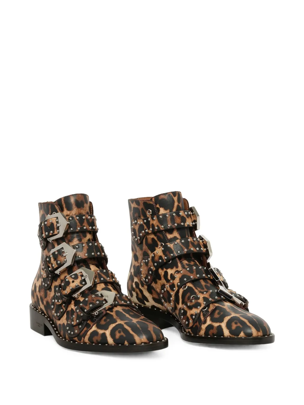 Givenchy Leopard-print Boots in Black, view 2