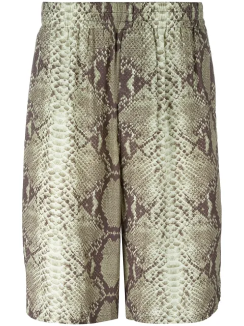 Jean Paul Gaultier Pre-Owned snake print shorts