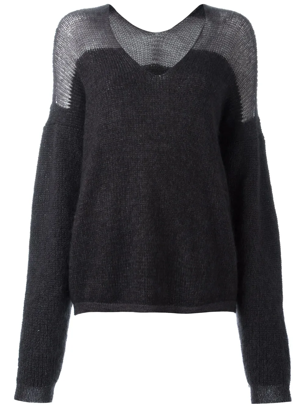 Ilaria Nistri V-neck loose-fit jumper - Grigio