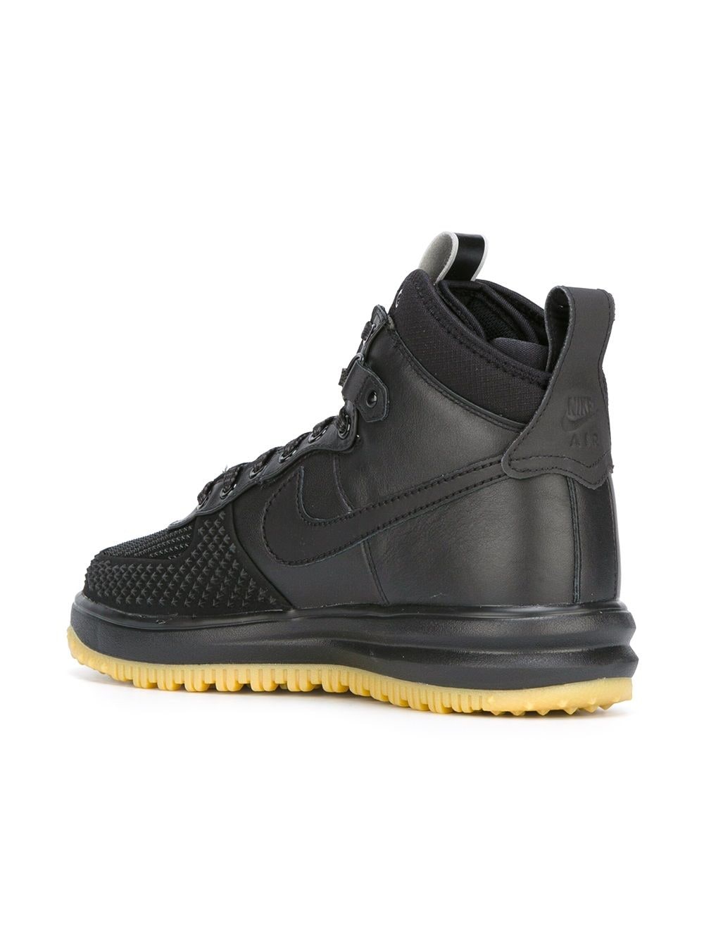 Shop Nike Lunar Force 1 Duckboot Sneakers In Black