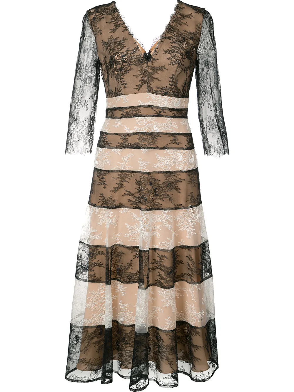carolina herrera striped gown