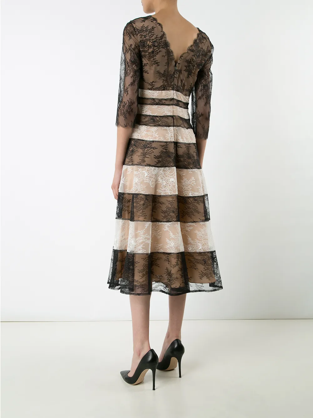 carolina herrera striped gown