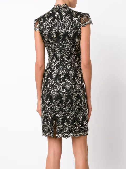ALICE AND OLIVIA floral lace dress
