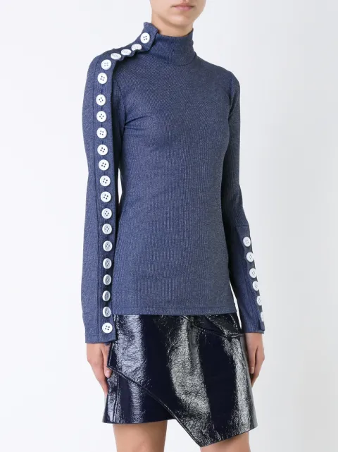 sweatshirt button down