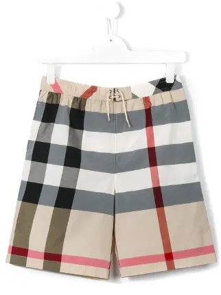 burberry shorts kids pink