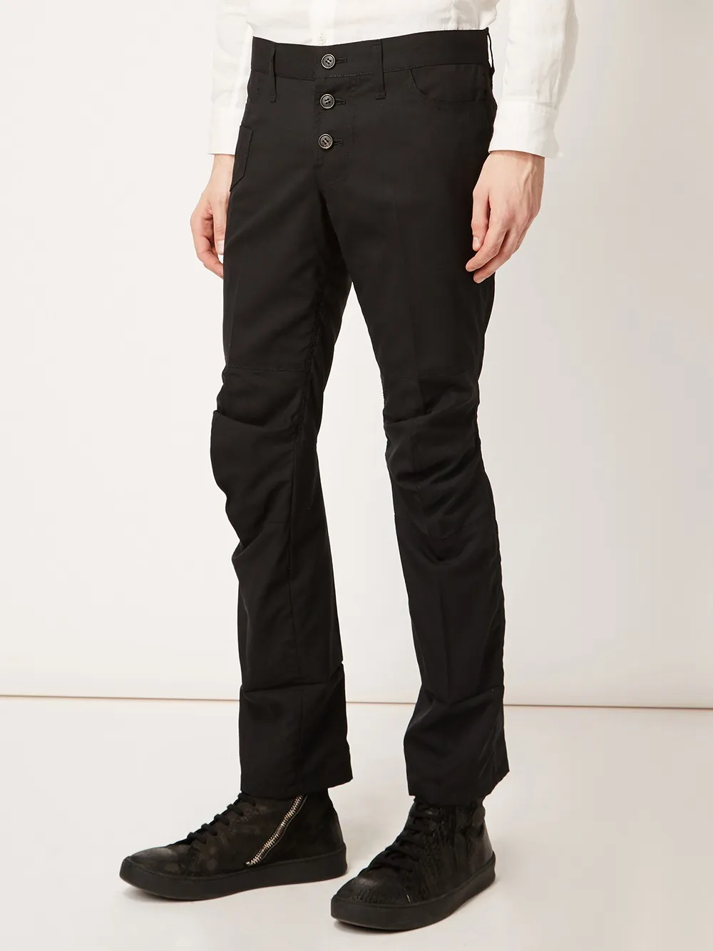 Christopher Nemeth tailored skinny trousers Zwart