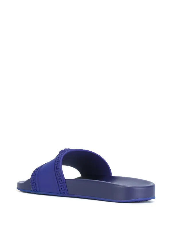 Versace Medusa Pool Slides | Blue | FARFETCH display picture 2