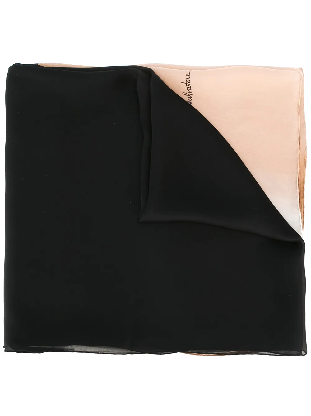 Ferragamo 'ST Fiamme' scarf Zwart