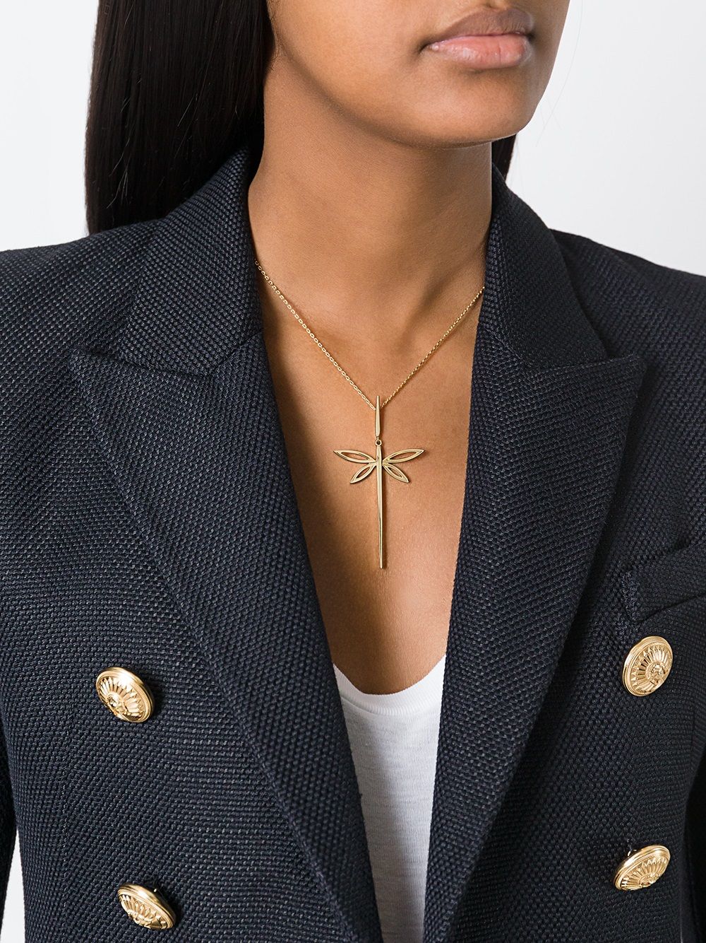 Anapsara 'Dragonfly' necklace - Metallic