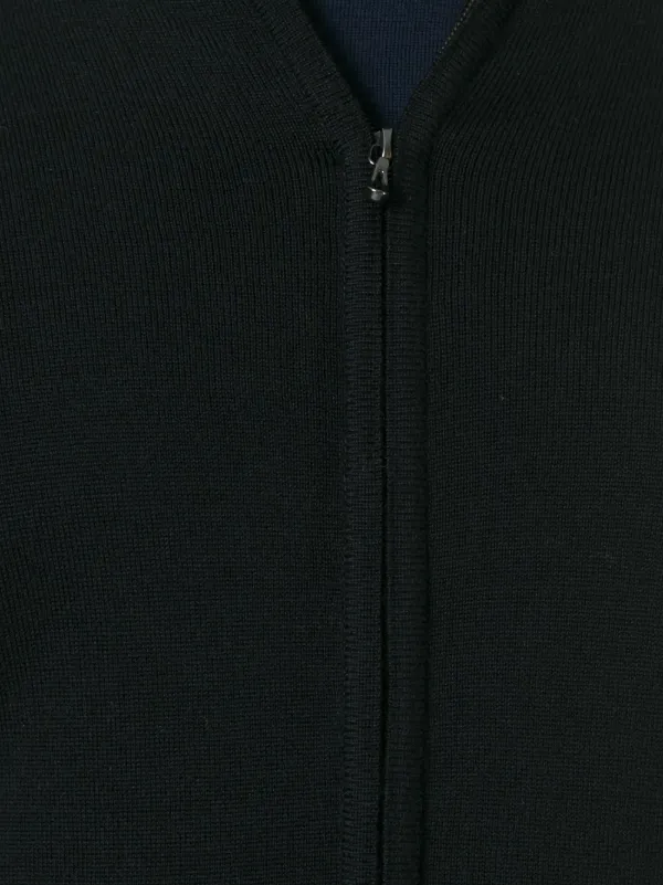 john smedley zip cardigan