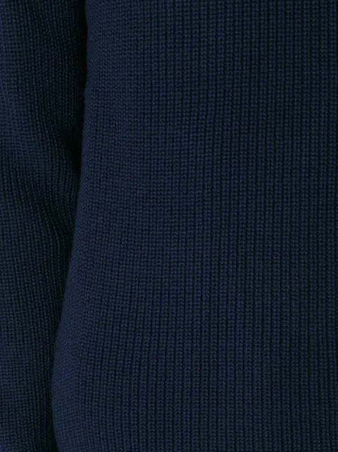 KENT & CURWEN BUTTONED HIGH NECK JUMPER