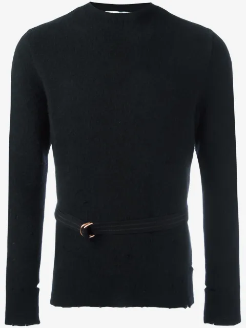 Givenchy distressed crew neck sweater