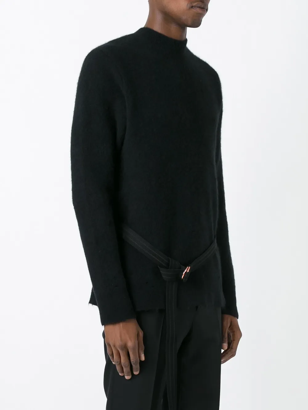  Givenchy Pullover In Distressed Optik   Schwarz 