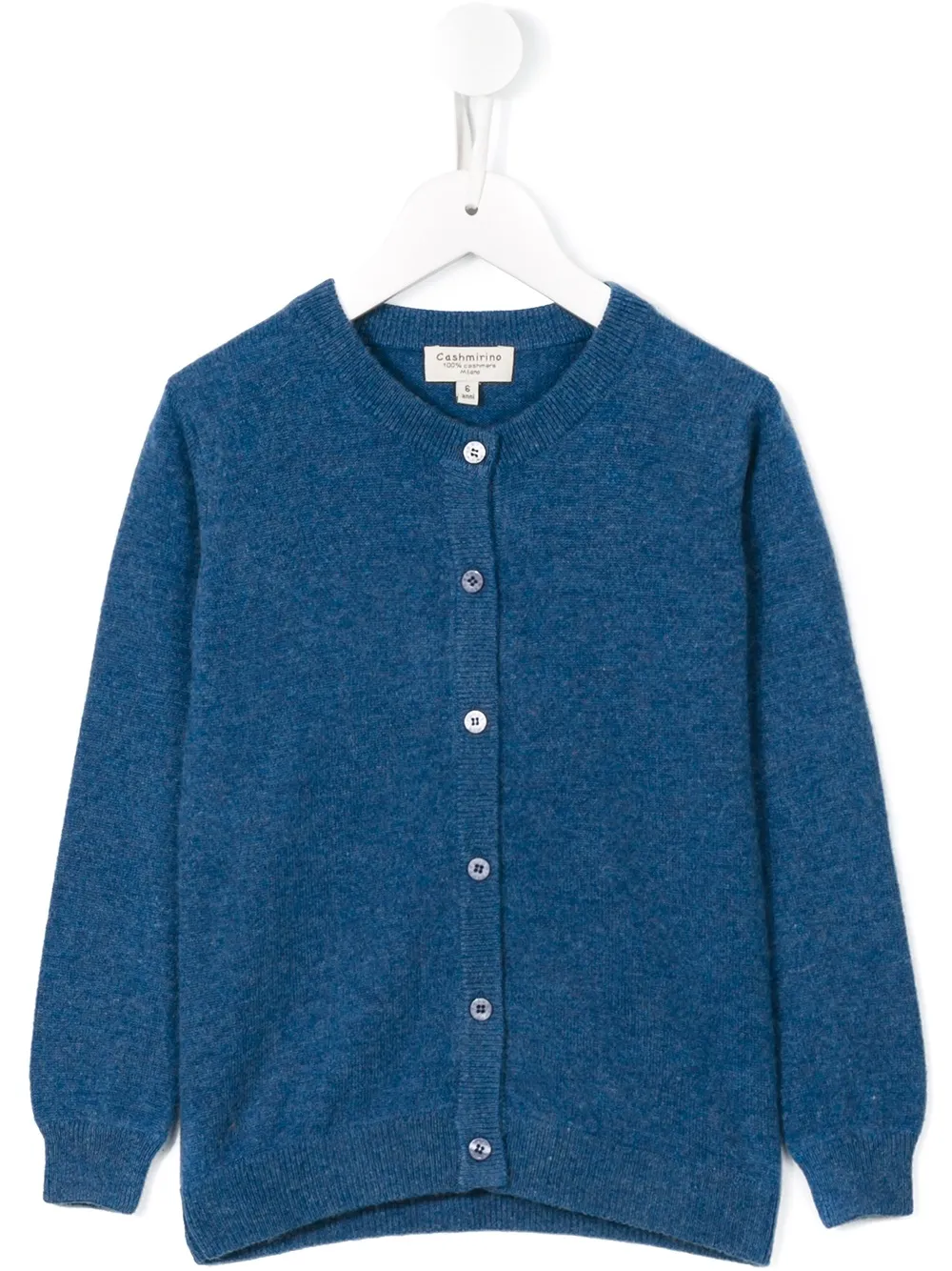 

Cashmirino Round neck cardigan - Azul