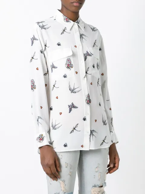 EQUIPMENT Bug Print Shirt | ModeSens