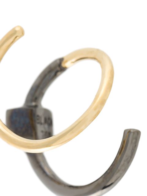 MARIA BLACK AVA VERT TWIRL TSAVORITE EARRING