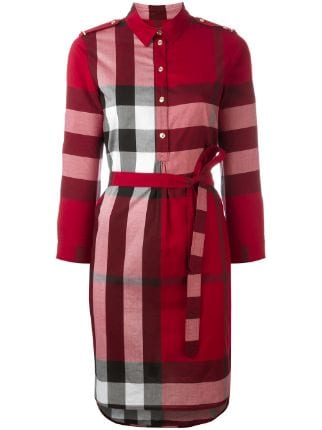 burberry shirt dress