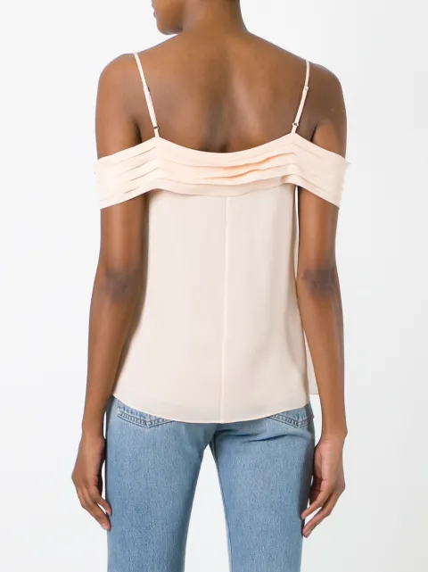white long sleeve milkmaid top