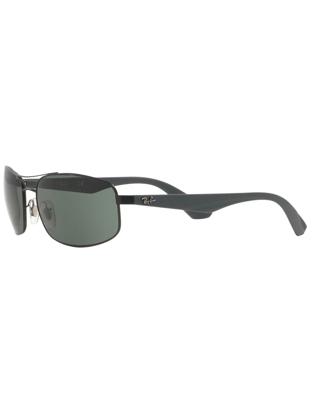 Ray-Ban Zonnebril met rechthoekig montuur - Zwart