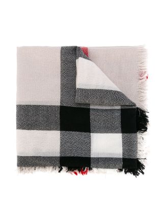 burberry scarf kids grey