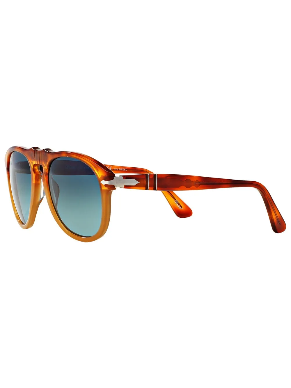 Persol PO0649 zonnebril met schildpadschild design - Bruin