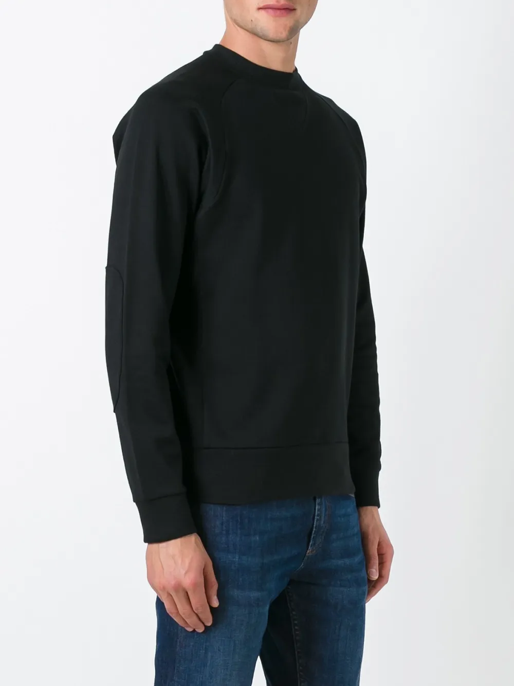  Y 3 Sweatshirt Mit Logo Print   Schwarz 
