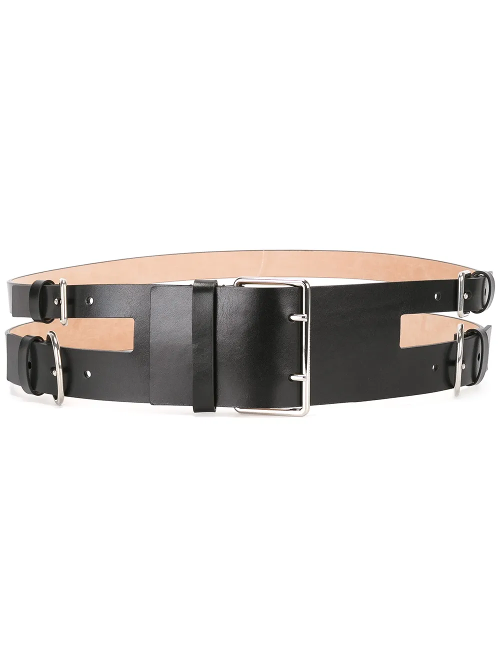 Alexander McQueen multi buckle belt | Black | Image 1
