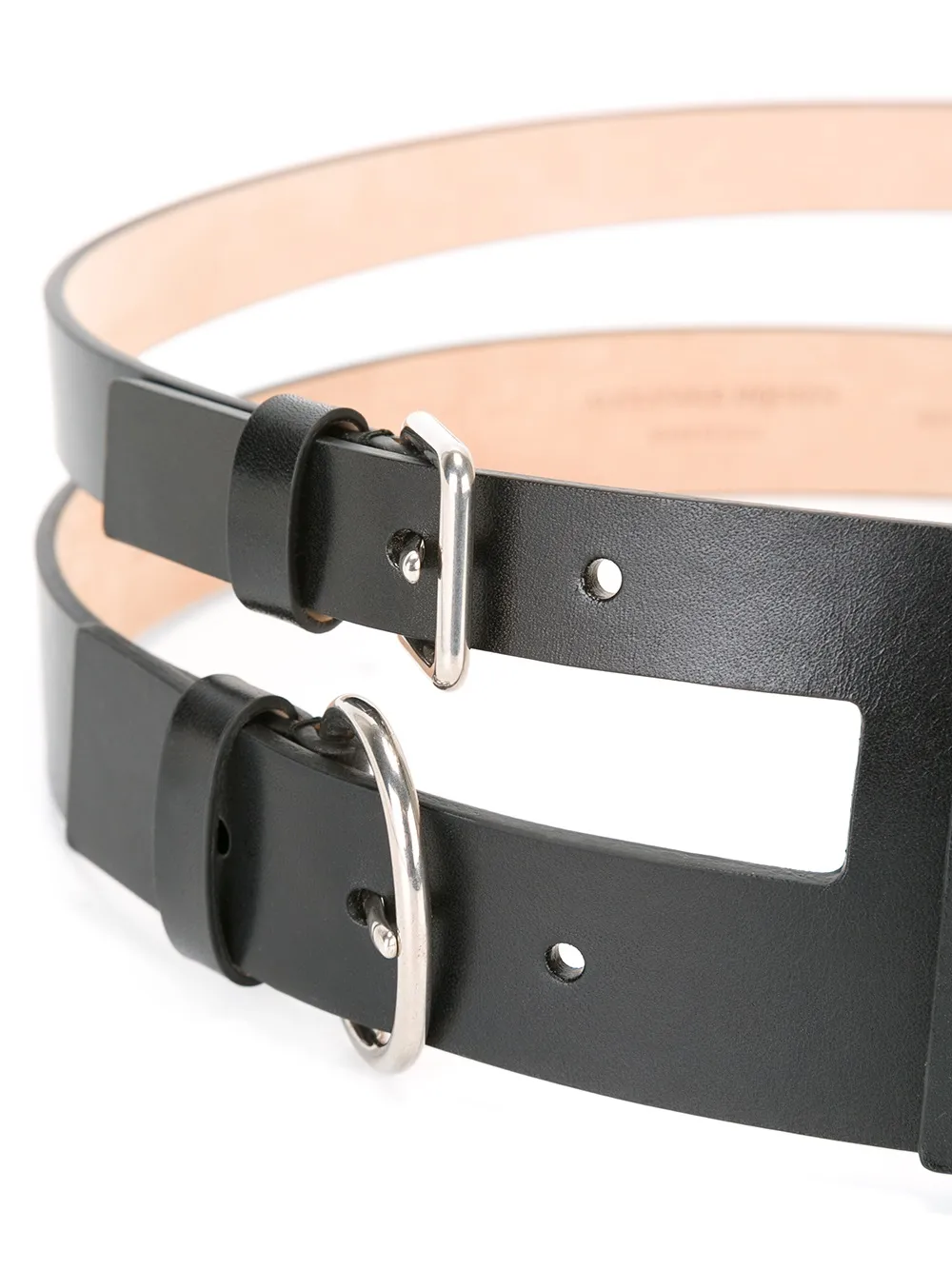 Alexander McQueen multiriem met gesp - Zwart