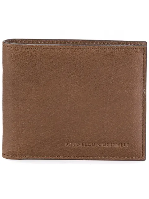 Brunello Cucinelli logo stamp wallet