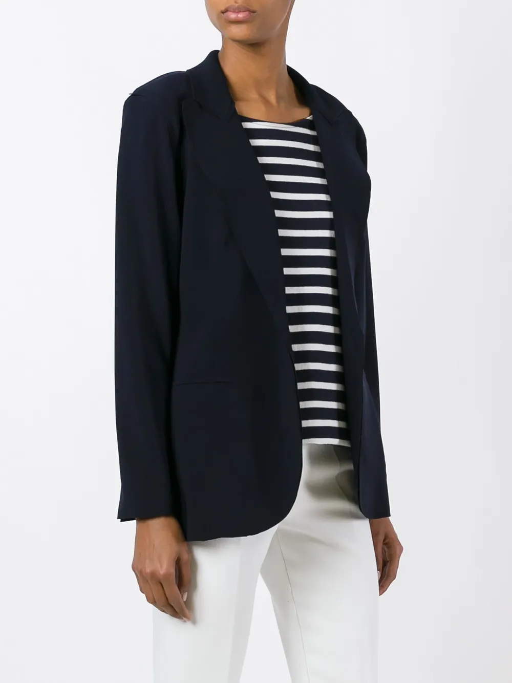 Norma Kamali classic blazer Blauw