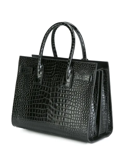 classic sac de jour small in crocodile embossed matte leather