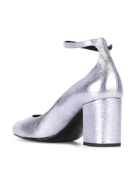 saint laurent ankle strap pump