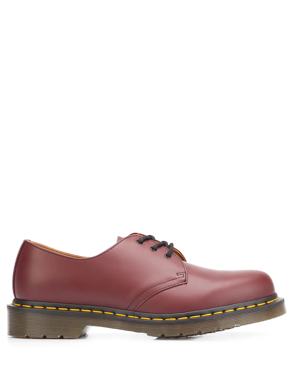 Dr. Martens stitch detailed Derby shoes Red