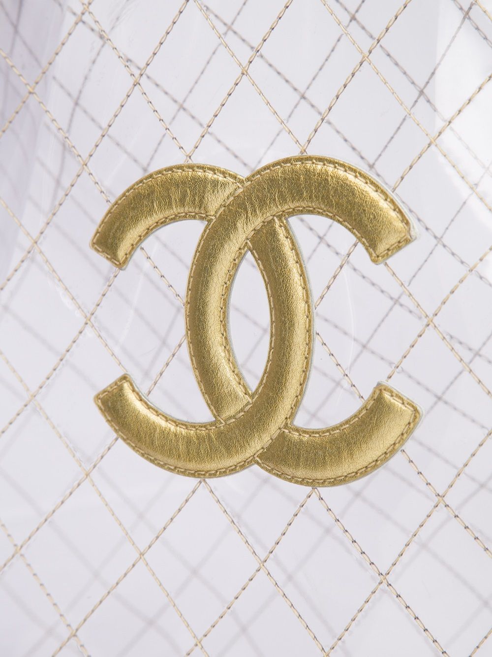 CHANEL quilted CC tote Women