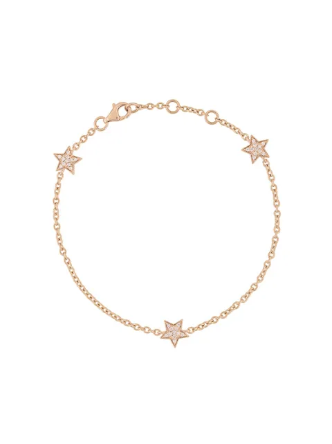 ALINKA 18kt rose gold STASIA MINI Triple Star diamond bracelet