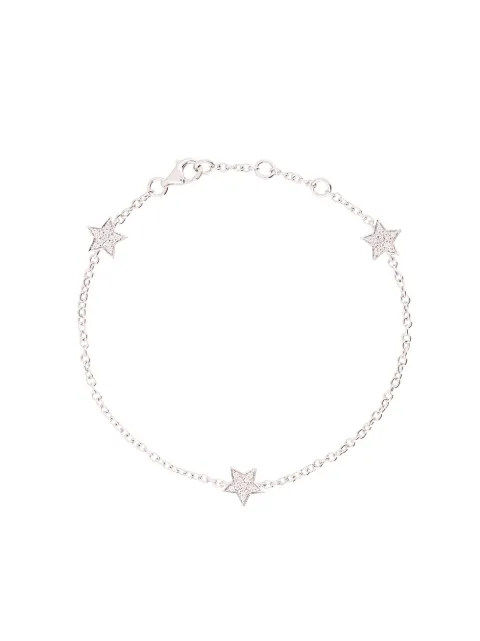 ALINKA 18kt white gold STASIA MINI Triple Star diamond bracelet