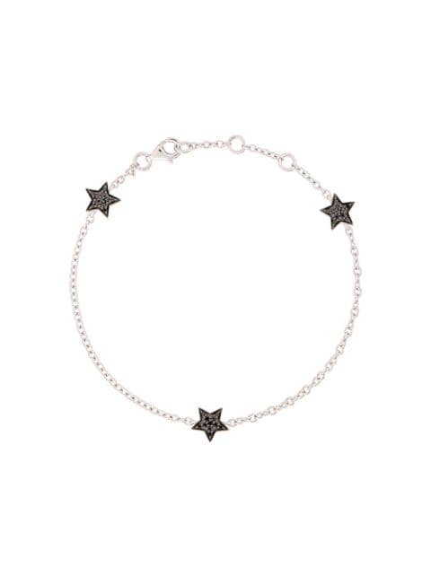 ALINKA 18kt white gold STASIA MINI Triple Star diamond bracelet
